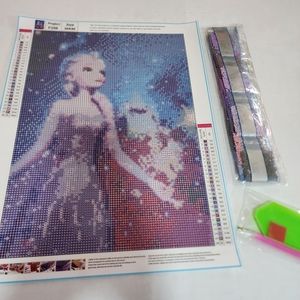 Frozen Elsa Stars Night Diamond Art Kit